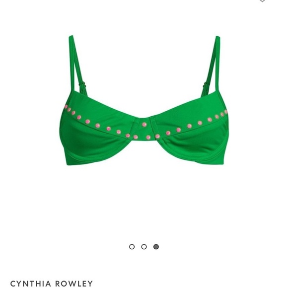 Cynthia Rowley Studded Bikini Top and Bottoms - Picture 5 of 9